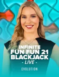 infinite fun 21 blackjack logo